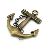 5pcs Antique Bronze Huge Summer Charms Pendant 55x49mm
