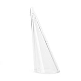 5pcs Acrylic Finger Cone Ring Holder Showcase Stand Jewelry Organizer Rack