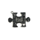 5pcs Autism Awareness Charms 31x21mm Pendants For Jewelry Making