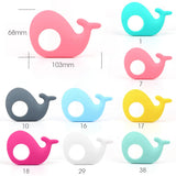 5pcs Baby Teething Whale Silicone Beads BPA Safe Food Newborn Teething Chew