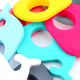 5pcs Baby Teething Whale Silicone Beads BPA Safe Food Newborn Teething Chew