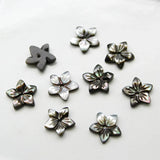 5pcs Natural Pearl Shell Cherry Bauhinia Bowl Flower Beads DIY Jewelry Making