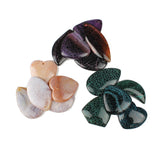 5pcs Natural Stone Geometric Pendant Jewelry Making DIY Accessories