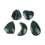 5pcs Natural Stone Geometric Pendant Jewelry Making DIY Accessories