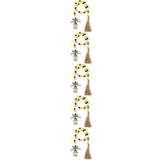 5pcs Bee Decoration Wood Beaded Garland with Tassel
