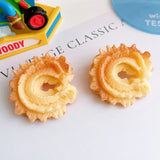 5pcs Chocolate Biscuit Resin Charms Earring Keychain Pendant DIY