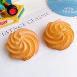 5pcs Chocolate Biscuit Resin Charms Earring Keychain Pendant DIY