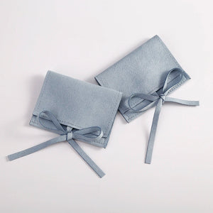 5pcs Microfiber Drawstring Gift Small Bags Velvet Jewelry Organizer Pouch