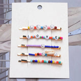 Bohemian Beads Long Hairpin Barrettes Sweet ZA Hair Clips
