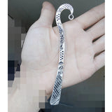 5pcs DIY Metal Jewelry Making Bookmarks Silver Page Markers
