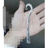 5pcs DIY Metal Jewelry Making Bookmarks Silver Page Markers