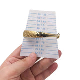 5pcs Bracelet Measuring Card Tool for Jewelry Diameter and Circumference