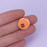 5pcs Brass Round Pendants Charms 16x16mm DIY Jewelry Accessories
