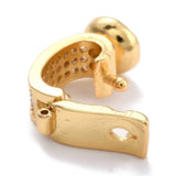 5pcs Brass CZ Bead Cap Enhancers Jewelry Making 11x16x8mm