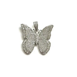 5pcs Butterfly Charms Zirconia Paved Plated for Jewelry Accessories