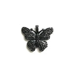 5pcs Crystal Zircon Paved Butterfly Charms Jewelry Making DIY Bracelets Pendant
