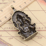 5pcs Ganesha Buddha Elephant 62x32mm Tibetan Pendants Antique Jewelry Making