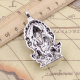 5pcs Ganesha Buddha Elephant 62x32mm Tibetan Pendants Antique Jewelry Making