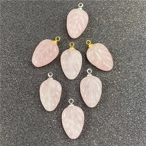 5pcs Natural Amethyst Crystal Carving Pendant for DIY Jewelry Making