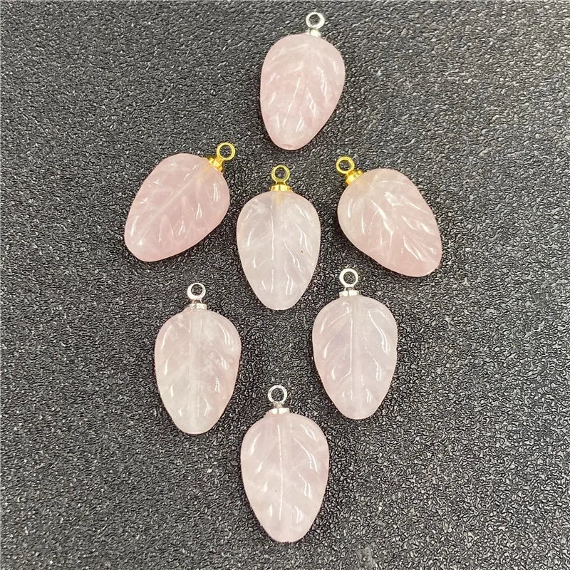 5pcs Natural Amethyst Crystal Carving Pendant for DIY Jewelry Making