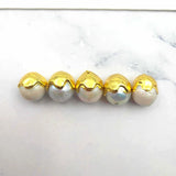 5pcs Freshwater Pearl Loose Beads DIY Jewelry Making Men Women Necklace Bracelet