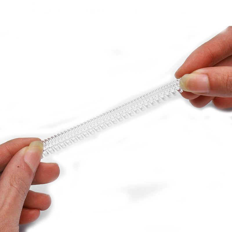 5pcs Clear Ring Size Adjuster Insert Guard Tightener Reducer