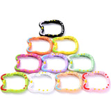 5pcs Cat Shape Key Ring Lobster Clasp for DIY Jewelry Bag Hook