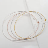 5pcs Copper Wire Hoop Collar 130mm for Jewelry Making Bezel Findings