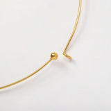 5pcs Copper Wire Hoop Collar 130mm for Jewelry Making Bezel Findings