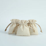 5pcs Burlap Jewelry Organizer Gift Bags 8x10cm Earrings Display Pouches