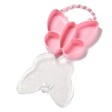 5pcs Butterfly Plastic Boxes 5 Grids Jewelry Storage Carrying Case
