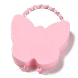 5pcs Butterfly Plastic Boxes 5 Grids Jewelry Storage Carrying Case