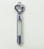 5pcs Mini Clear Resin Stopper Glass Bottles Vials Jars Containers Small