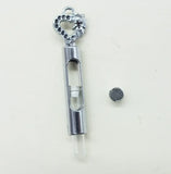 5pcs Mini Clear Resin Stopper Glass Bottles Vials Jars Containers Small