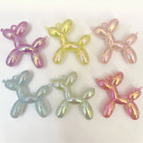 5pcs Metal Acrylic Dog DIY Car Pendant Jewelry Mobile Phone Chain