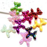 5pcs Metal Acrylic Dog DIY Car Pendant Jewelry Mobile Phone Chain
