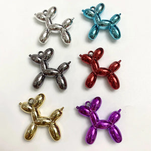 5pcs Metal Acrylic Dog DIY Car Pendant Jewelry Mobile Phone Chain