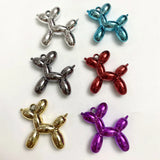 5pcs Metal Acrylic Dog DIY Car Pendant Jewelry Mobile Phone Chain