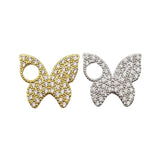 5pcs Silver Plated Butterfly Pendant Charms DIY Jewelry