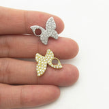 5pcs Silver Plated Butterfly Pendant Charms DIY Jewelry