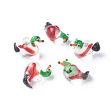 5pcs Dolphin Lampwork Pendants for Jewelry Making DIY
