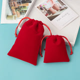 5pcs Velvet Drawstring Bag for Jewelry Organizing