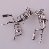5pcs Pearl Cage Pendant Locket for Essential Oils