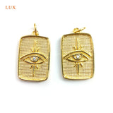 5pcs Evil Eye Protection Luck Pendant Amulet Necklace Set