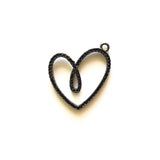 Heart Charm Pendant for Women Cubic Zirconia Jewelry