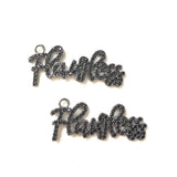 5pcs FLAWLESS Word Charm for Bracelet Necklace Pendant