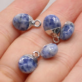 Faceted Amethysts Jaspers Stone Pendant for Jewelry Making