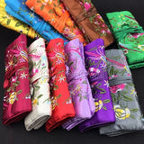 5pcs Chinese Style Silk Embroidered Jewelry Bags Pouch