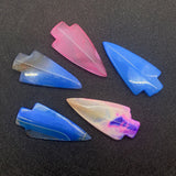 5pcs Natural Rose Stone Agate Pink Anchor Stone Pendant for Jewelry Making DIY
