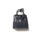 5pcs Clear Crystal Purse Bag Charms for Women Bracelet Girl Necklaces